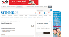 Desktop Screenshot of handelsregister.stimme.de